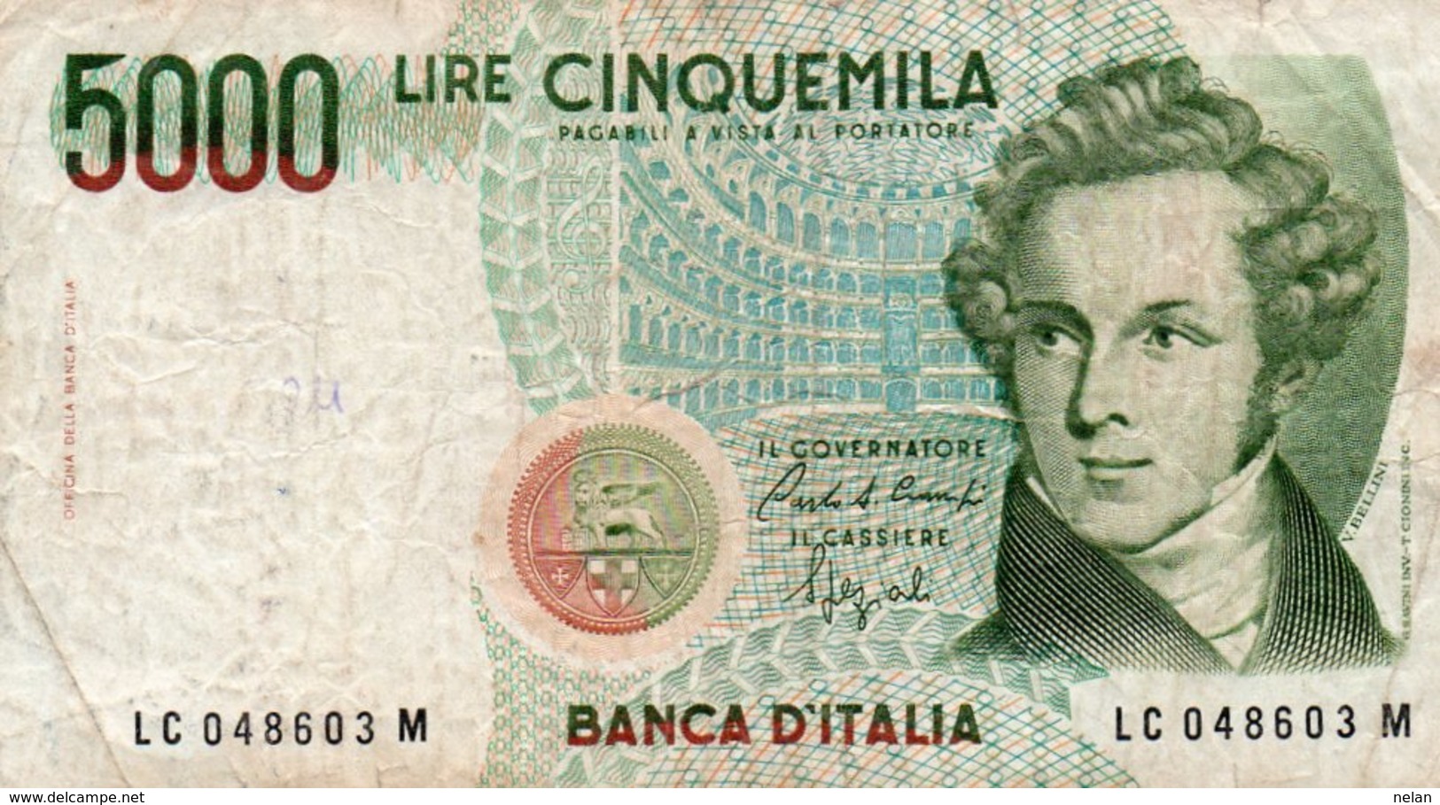 ITALIA 5000 LIRE 1985  P-111b2  Circ. - 5000 Lire