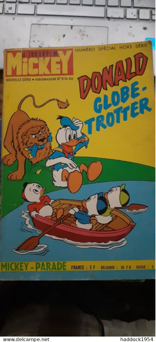 Donald Globe-trotter Mickey Parade N°856 Bis WALT DISNEY Edi Monde 1968 - Mickey Parade