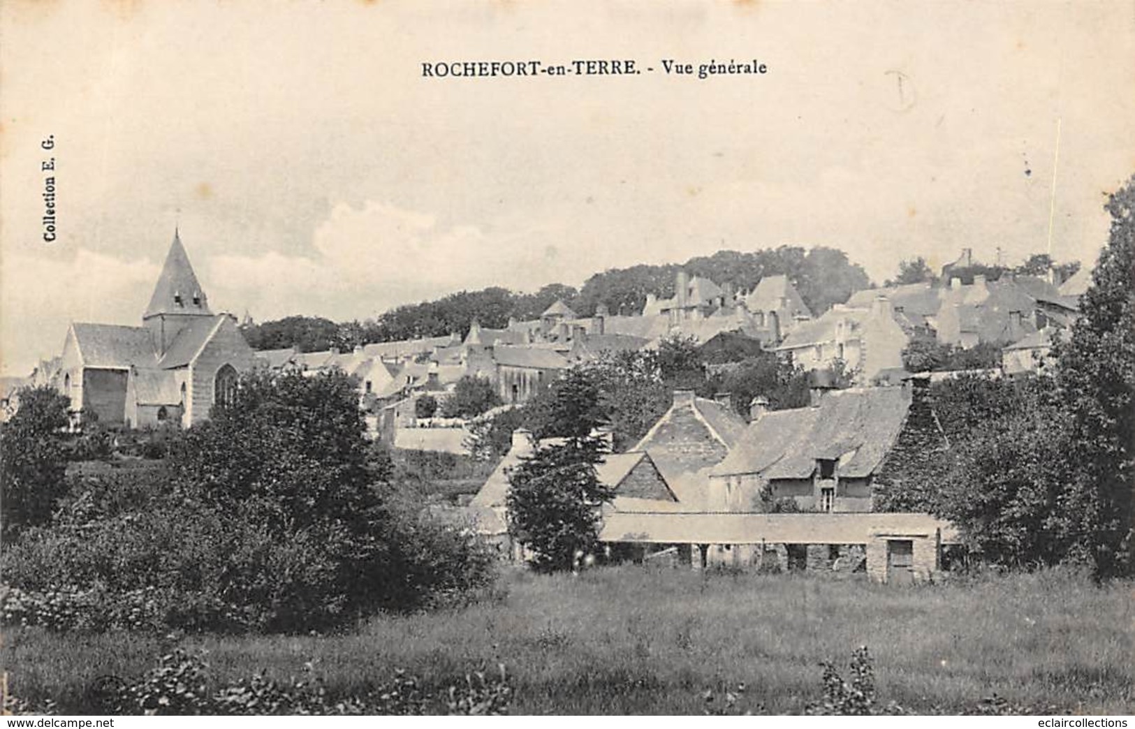 Rochefort-en-Terre        56      Vue Générale        (Voir Scan) - Rochefort En Terre