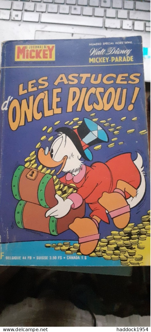 Les Astuces D'oncle Picsou !  Mickey Parade N° 1310 Bis WALT DISNEY Edi Monde 1977 - Mickey Parade