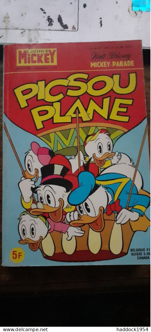 Picsou Plane Mickey Parade N° 1372 Bis WALT DISNEY Edi Monde 1978 - Mickey Parade