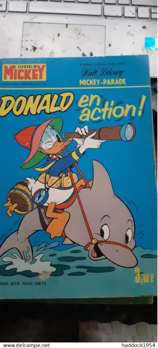 Donald En Action Mickey Parade N° 1111 Bis WALT DISNEY Edi Monde 1973 - Mickey Parade