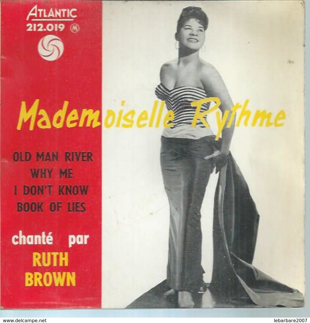 45 Tours EP -  RUTH BROWN -  Atlantic 212019  -   " OLD MAN RIVER " +  3 - Autres - Musique Anglaise