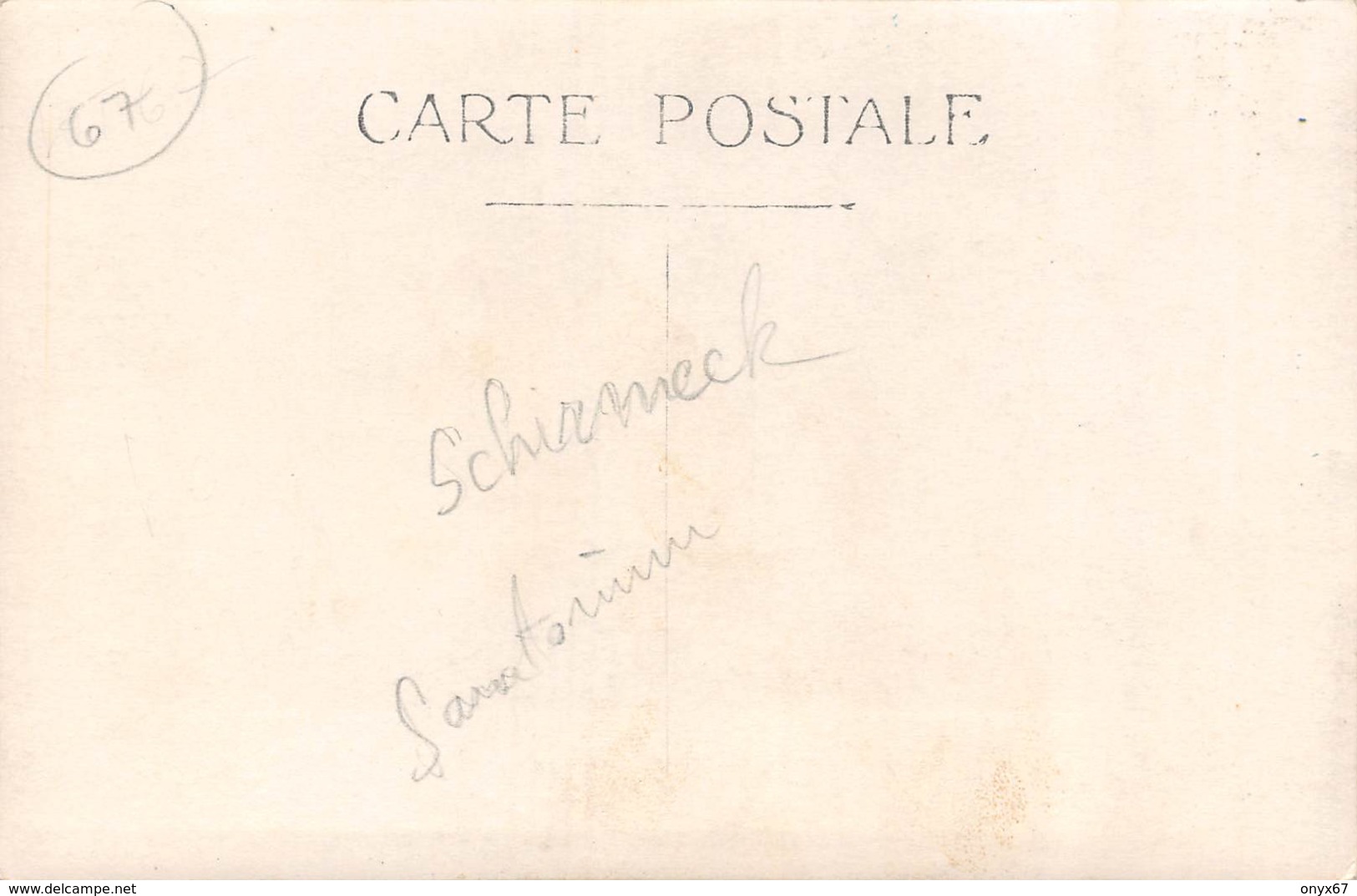 Carte Postale Photo  SCHIRMECK (67-Bas-Rhin) Sanatorium-Hôpital-Etablissement Médical-Infirmerie - Schirmeck