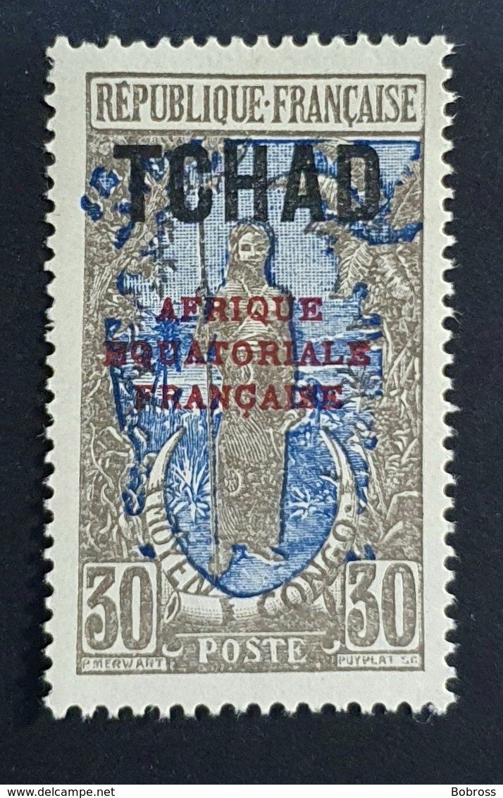 1925-1928 Local Motives, Overprinted AOF, Française, Republique Du Tchad, *, ** Or Used - Unused Stamps