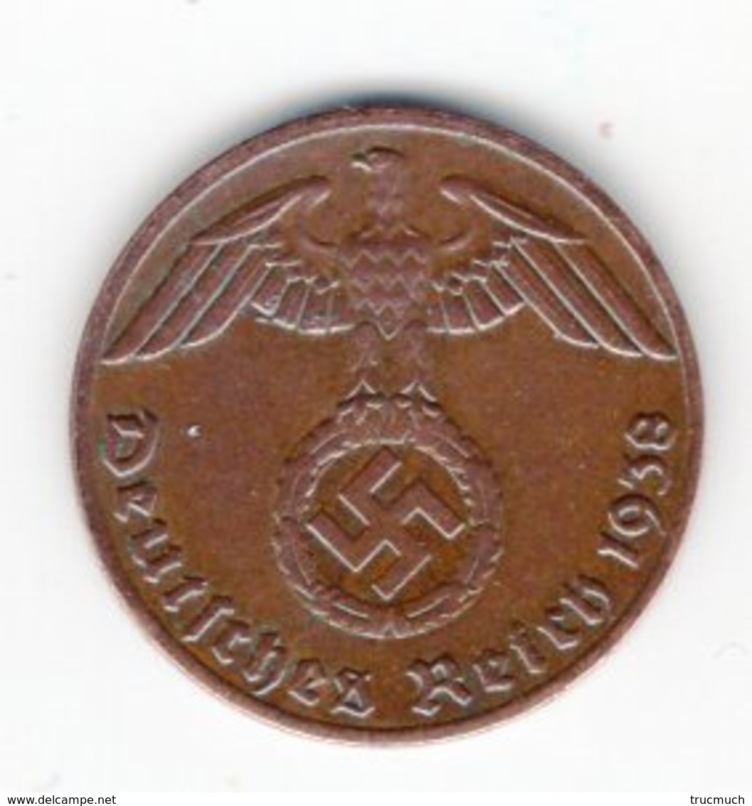 Deutsches Reich - 1 Pfennig 1938 E - 1 Reichspfennig