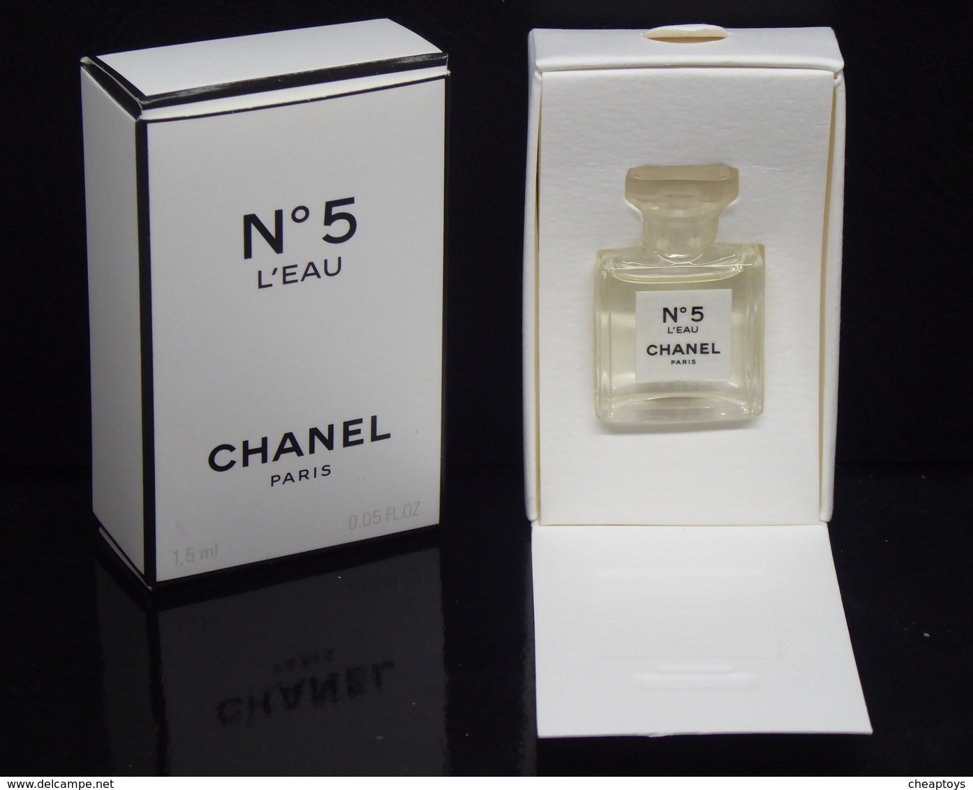 Miniature De Parfum - CHANEL "N° 5 - L'eau" Eau De Toilette 1,5ml - Miniatures Femmes (avec Boite)