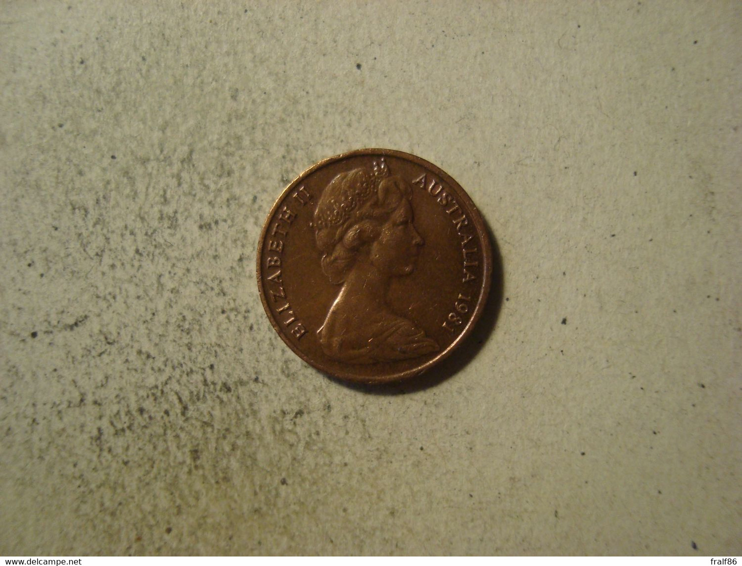 MONNAIE AUSTRALIE 1 CENT 1981 - Cent