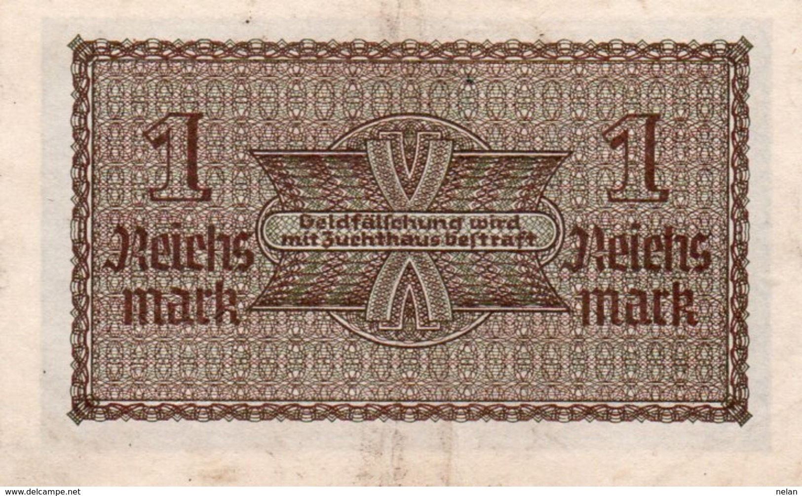 GERMANY-. 1 REICHSMARK 1940 **CIRC.   P-R136a  UNC - 1 Mark