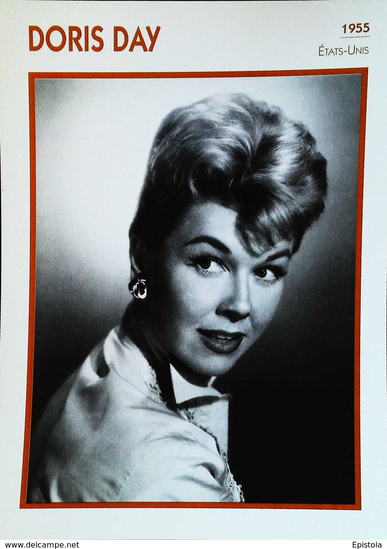 Doris DAY (1955)  Fiche Portrait Star Cinéma - Filmographie - Photo Collection Edito Service - Photographs