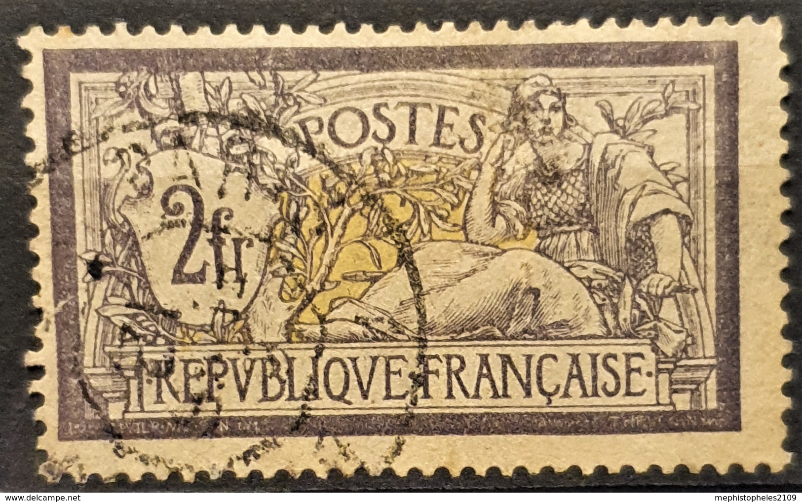 FRANCE 1900 - Canceled - YT 122 - 2F - 1900-27 Merson