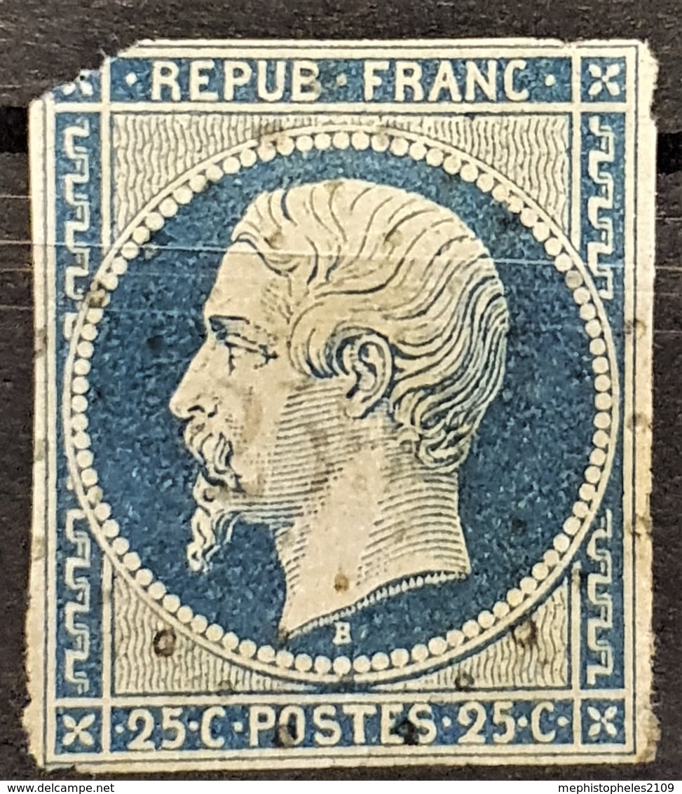 FRANCE 1852 - Canceled - YT 10 - 25c - 2me Choix! - 1852 Louis-Napoléon