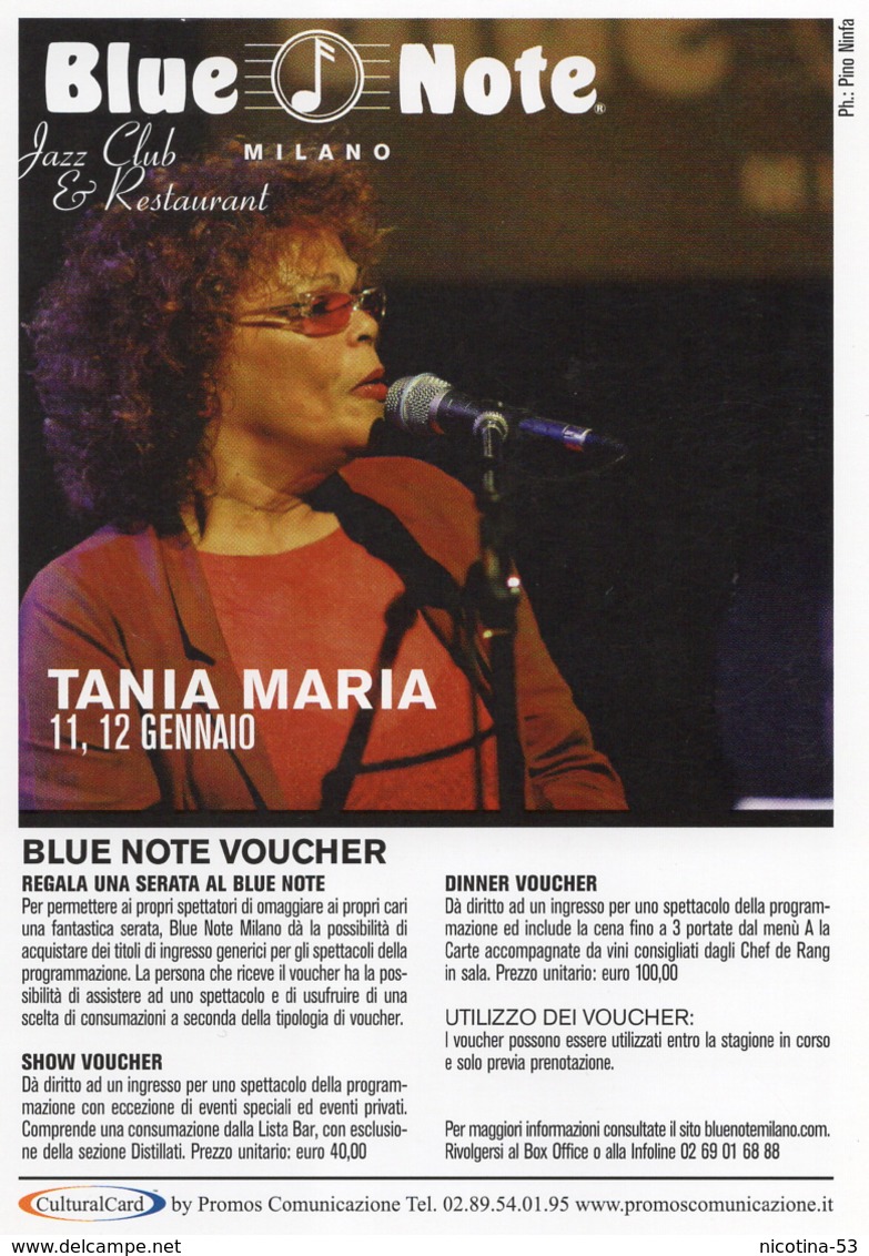 MAN-03526- " TANIA MARIA 11-12 GENNAIO 2013 " BLUE NOTE MILANO - Posters