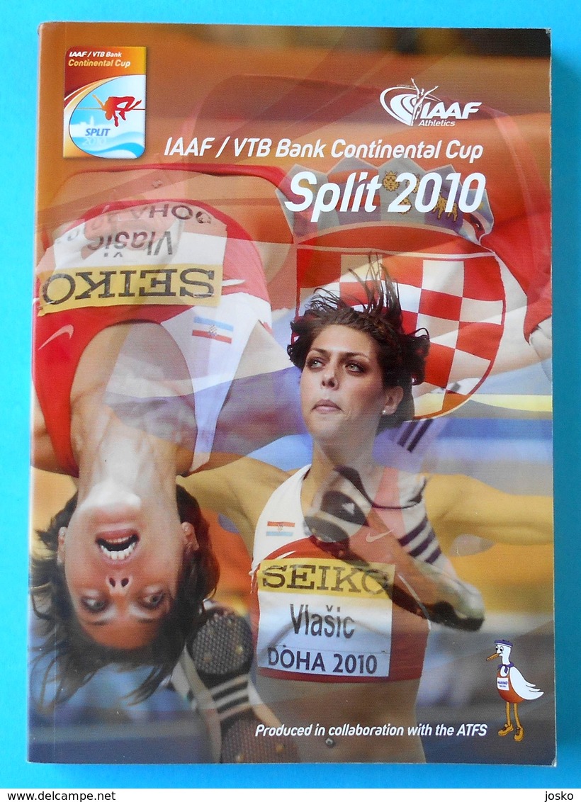 1st IAAF/VTB BANK CONTINENTAL CUP 2010 - IAAF STATISTIC HANDBOOK Athletics Athletisme Athletik Atletismo * Blanka Vlasic - Athlétisme