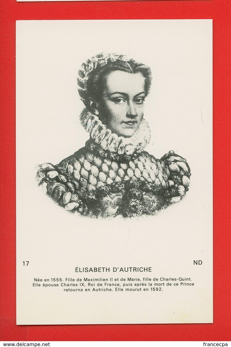 1772 - PERSONNAGES CELEBRES - ELISABETH D'AUTRICHE - Histoire