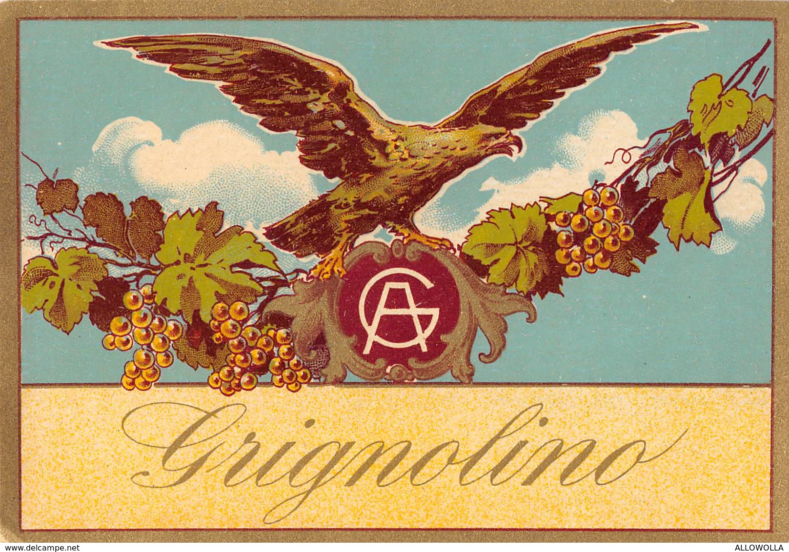 7232" GRIGNOLINO " ETICHETTA ORIGINALE - Altri & Non Classificati