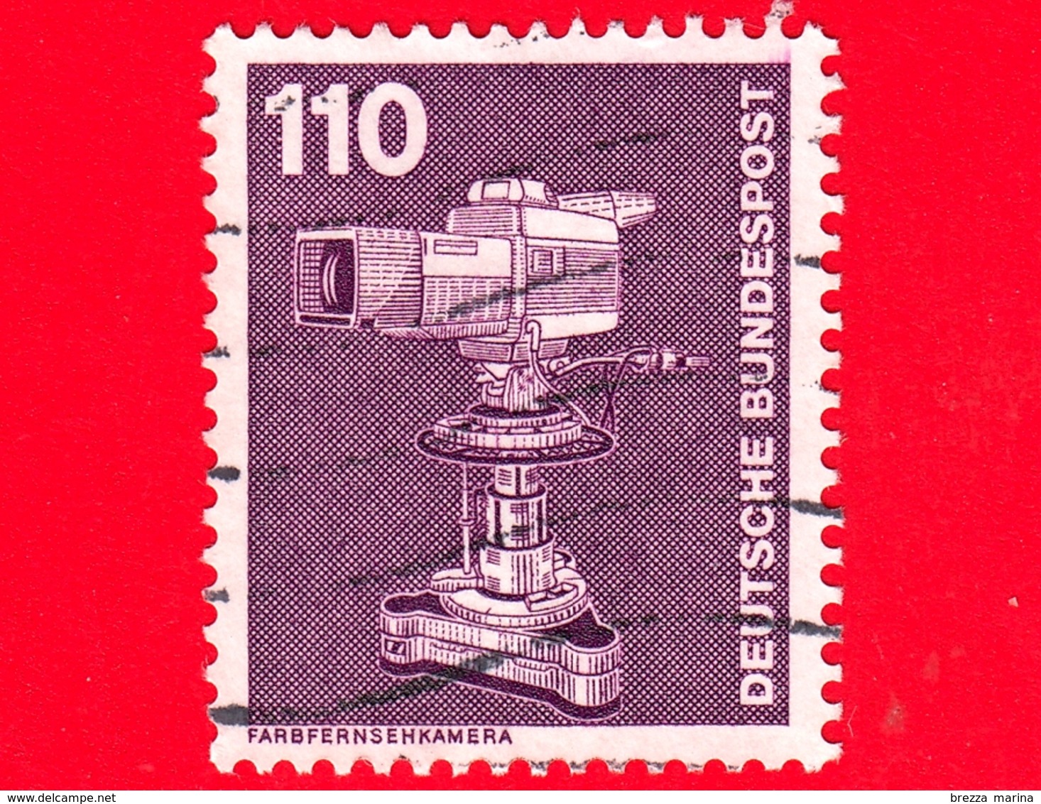 GERMANIA - Usato - Rep. Federale - 1982 - Industria E Tecnica - Telecamera - Televisione - 110 P - Usati