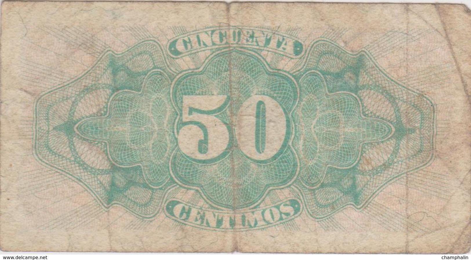 Espagne - Billet De 50 Centimos - 1937 - Andere & Zonder Classificatie