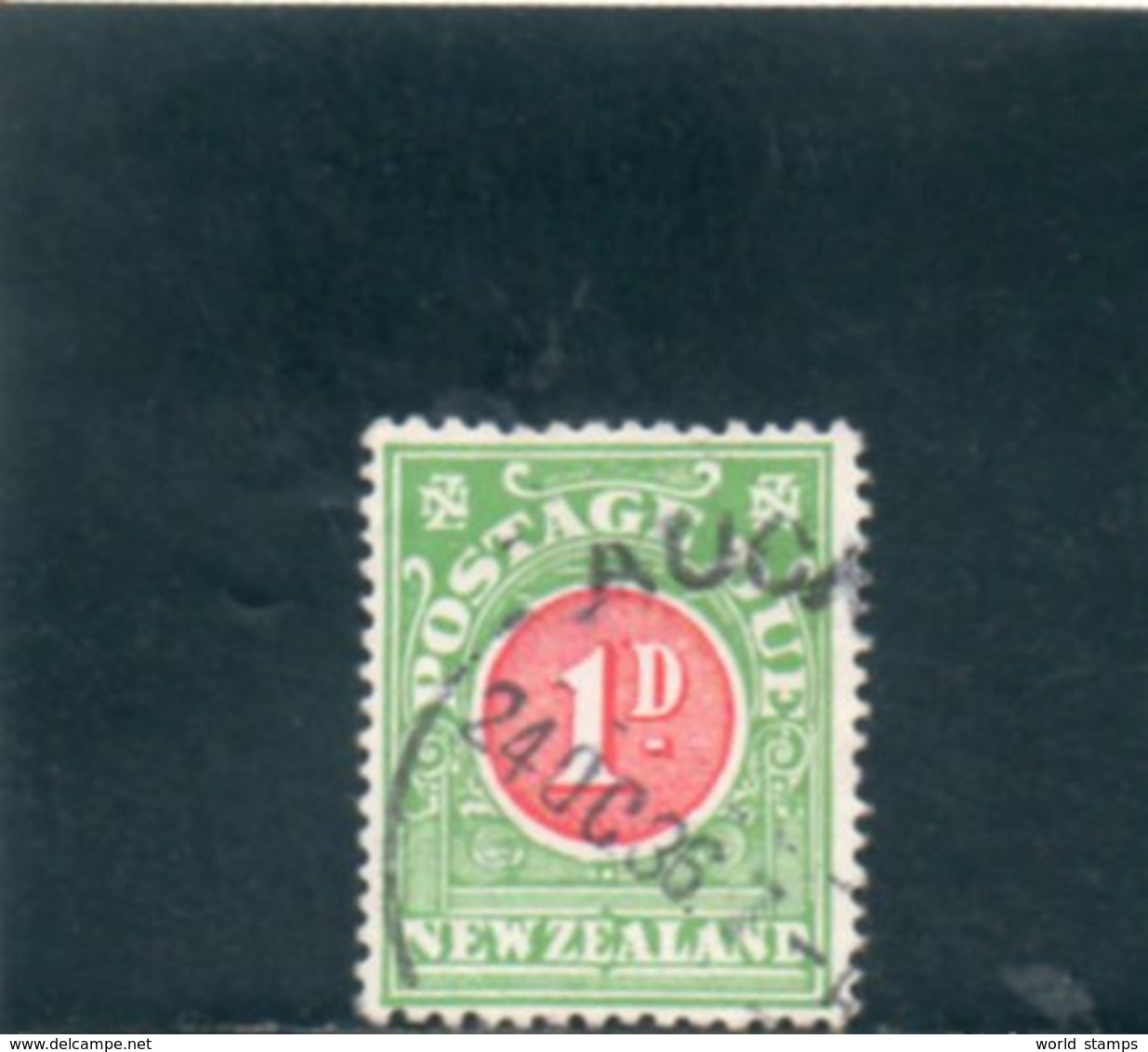 NOUVELLE ZELANDE 1913 O DENT 14x15 - Postage Due