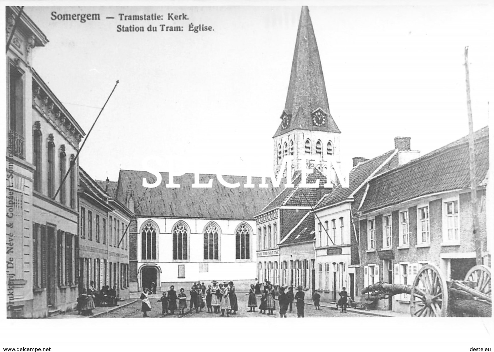 Tramstatie Kerk - Zomergem - Repro - Zomergem