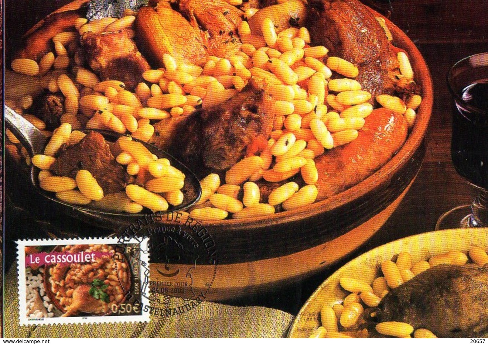 France 3567 Fdc Gastronomie Cassoulet, Haricot - Food