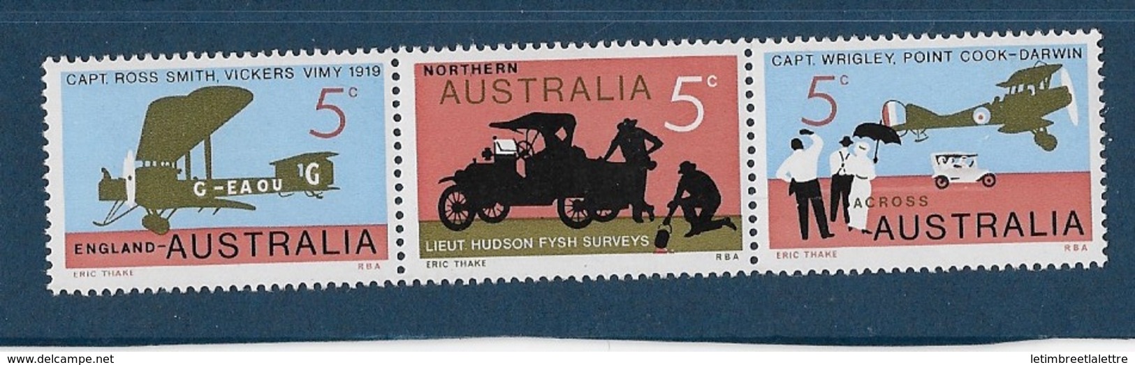 AUSTRALIE N°394 à 396** - Mint Stamps