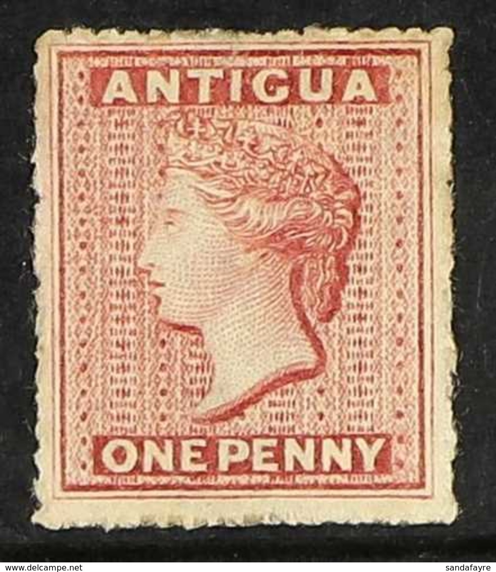 1863-67  1d Dull Rose, Watermark Small Star, Rough Perf 14-16, SG 6, Fine Mint. For More Images, Please Visit Http://www - Sonstige & Ohne Zuordnung