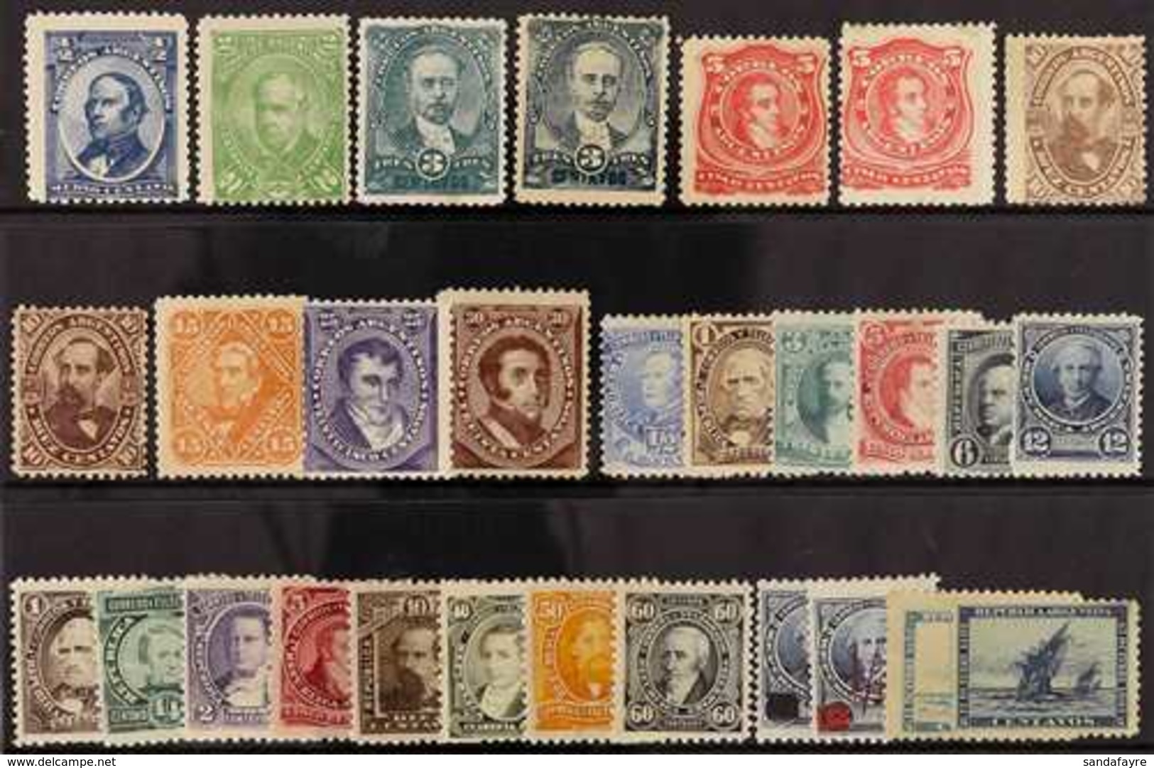 1888-90 MINT SELECTION  Presented On A Stock Card, Includes 1888-90 Most Values To 30c Perf 11½, 1888-9 Complete Set, 18 - Sonstige & Ohne Zuordnung