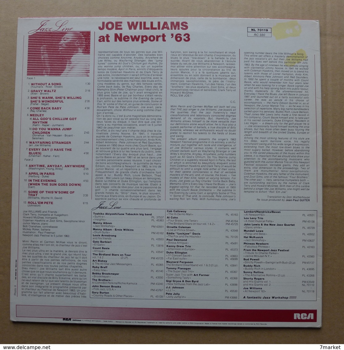 LP/  Joe Williams - At Newport' 63 - Blues
