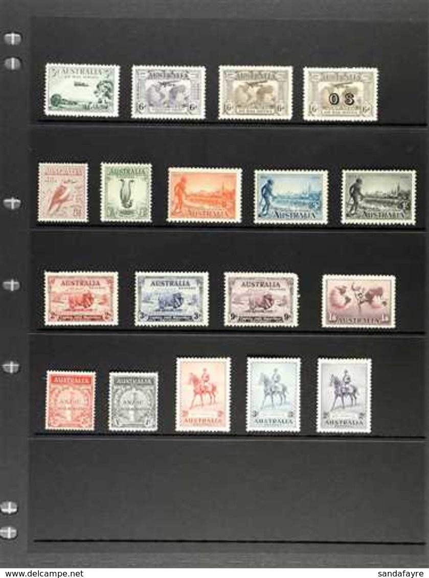 1929-1935 FINE FRESH MINT  All Different Selection Of Commem Sets, Airs And Pictorials. With 1929-31 Airs Complete, 1932 - Sonstige & Ohne Zuordnung
