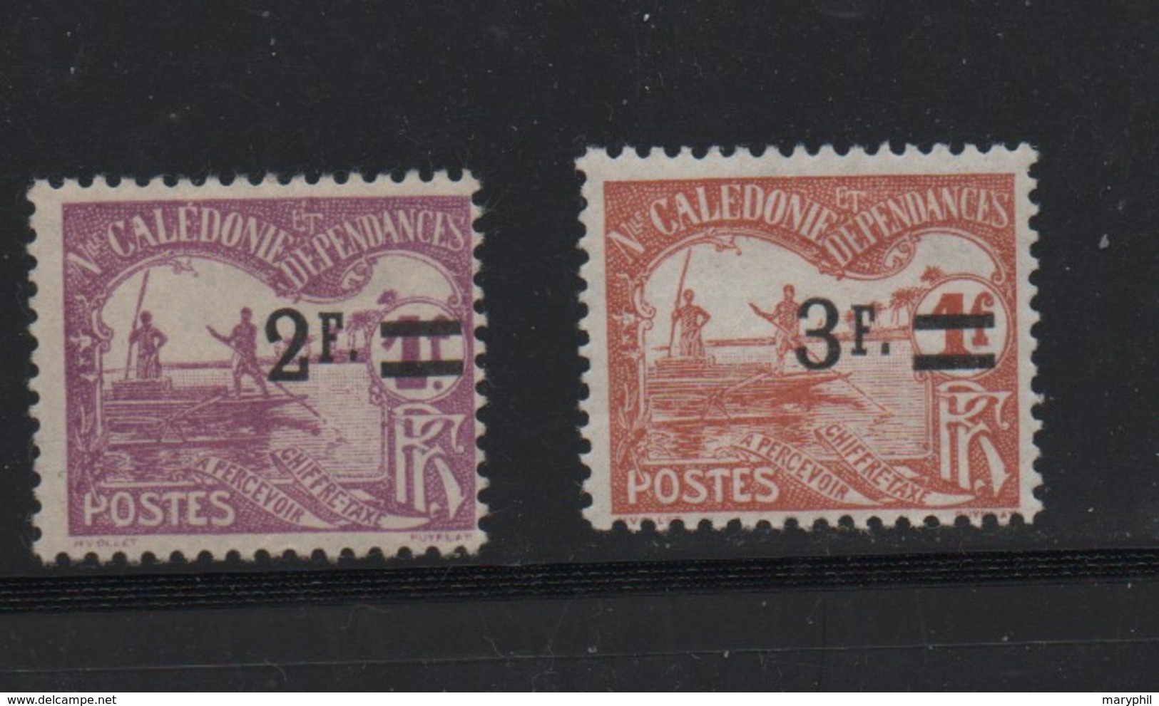 LOT 567 - NOUVELLE CALEDONIE  TAXE N°24/25 * - Cote 15 € - Timbres-taxe