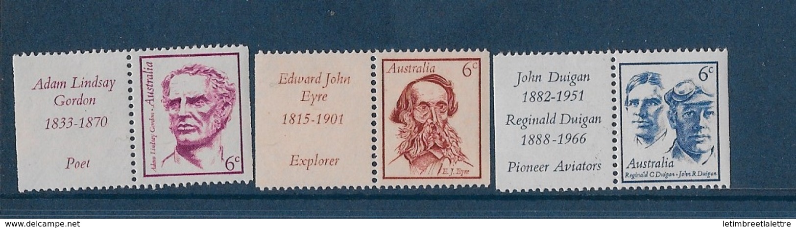 AUSTRALIE N° 427 à 429** - Mint Stamps