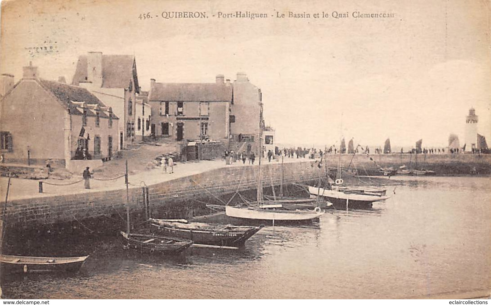 Quiberon      56        Port  Haliguen. Bassin Et Quai Clémenceau            (voir Scan) - Quiberon