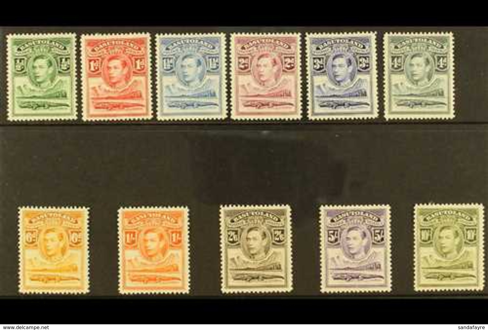 1938  Complete Definitive Set, SG 18/28, Very Fine Mint (11 Stamps) For More Images, Please Visit Http://www.sandafayre. - Sonstige & Ohne Zuordnung