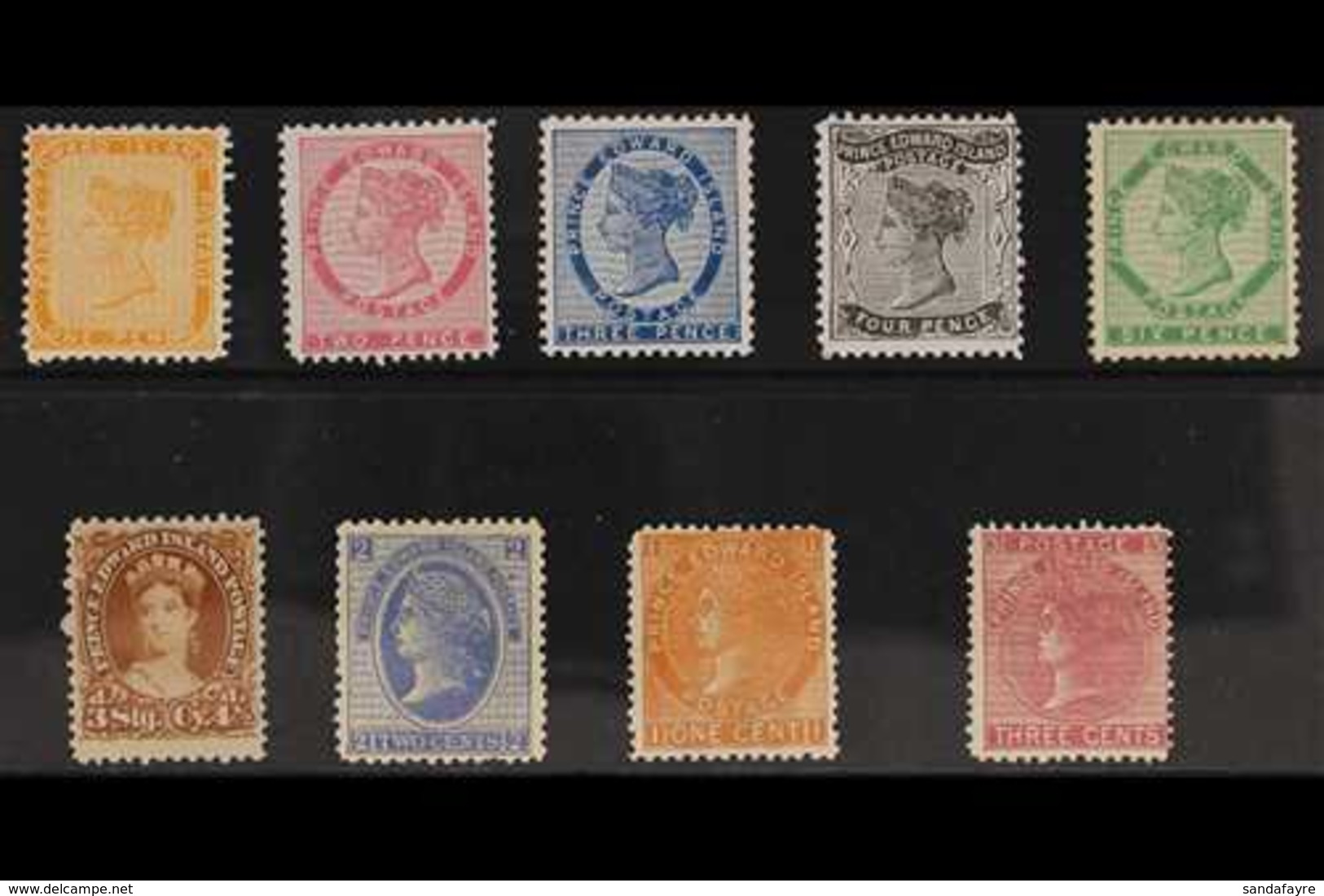 1863-72  MINT GROUP Incl. 1862-9 Perf.11½-12 1d Yellow-orange, 2d Rose Die I, 3d Blue, 4d Black, 6d Yellow-green (this U - Sonstige & Ohne Zuordnung