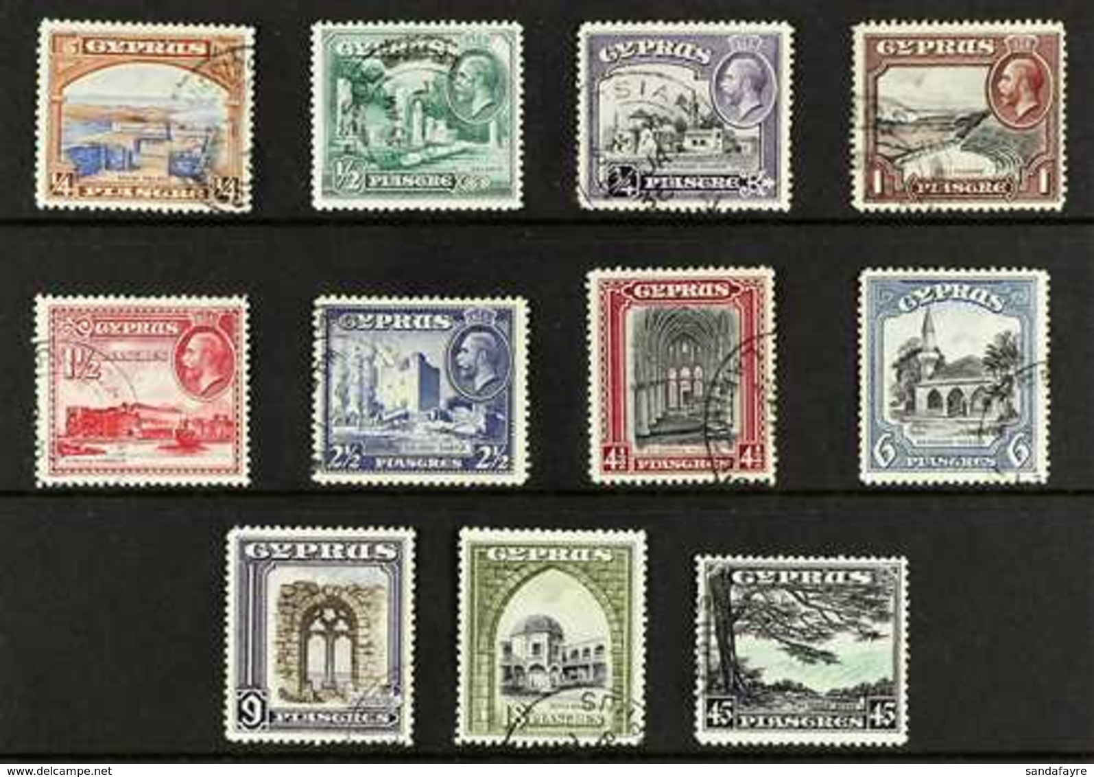 1934  Pictorials Complete Set, SG 133/43, Very Fine Cds Used, Fresh. (11 Stamps) For More Images, Please Visit Http://ww - Sonstige & Ohne Zuordnung