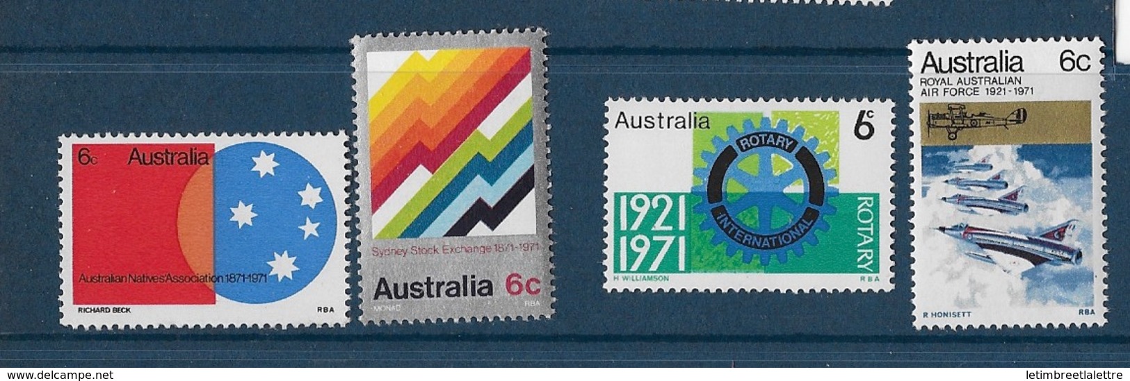 AUSTRALIE N° 433 à 436** - Mint Stamps