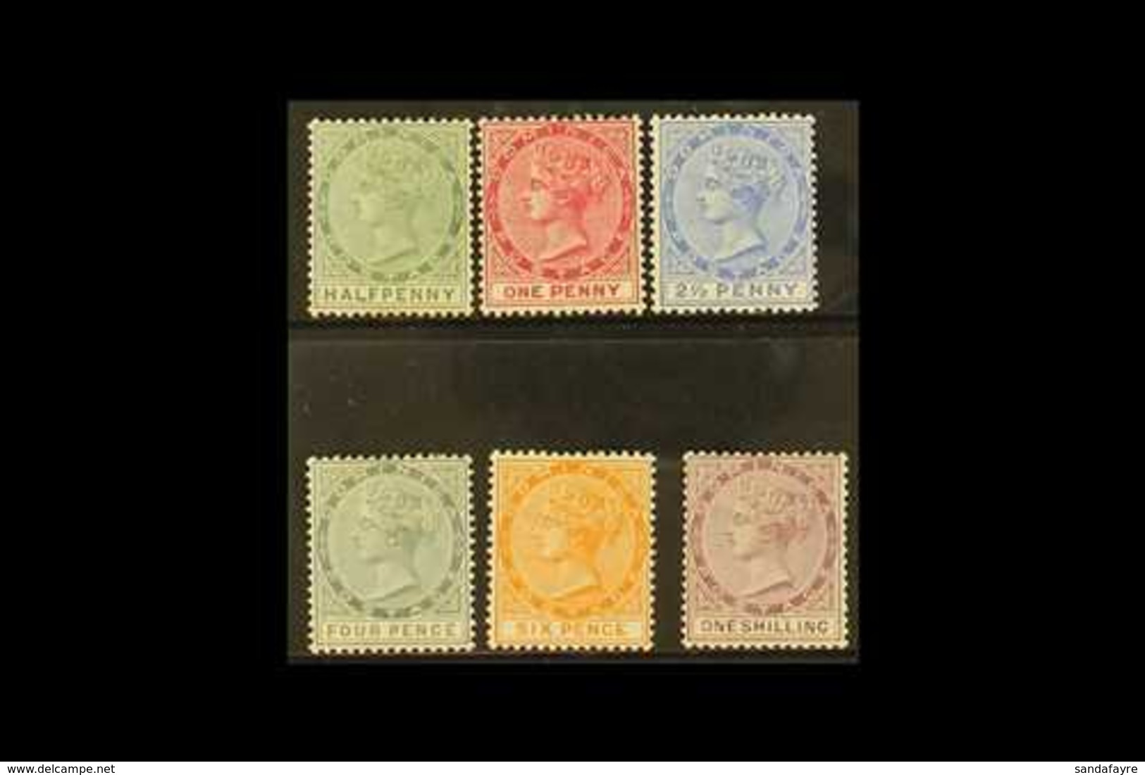 1886-90  Set Of Six, SG 20/26, Fine Mint. (6 Stamps) For More Images, Please Visit Http://www.sandafayre.com/itemdetails - Dominica (...-1978)