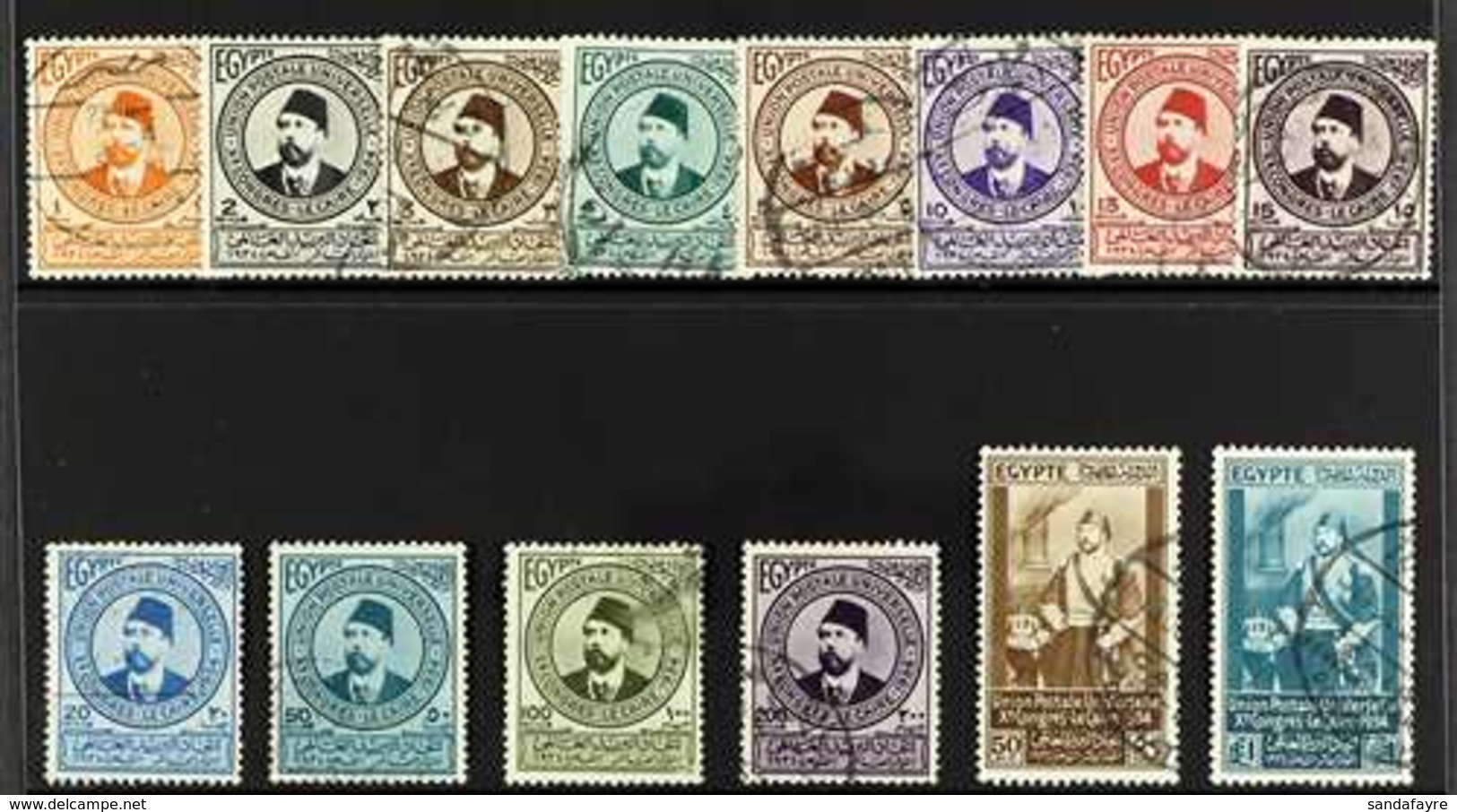 1934  Tenth Universal Postal Union Congress Complete Set, SG 219/32, Scott 177/90, Very Fine Used (14 Stamps) For More I - Sonstige & Ohne Zuordnung
