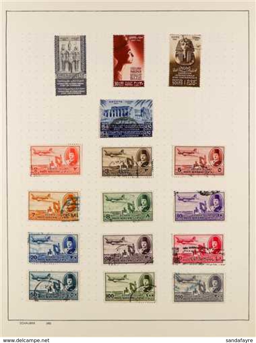 1936-53 USED KING FAROUK COLLECTION  An Attractive Collection Presented On Album Pages Offering Good Coverage Of This Re - Other & Unclassified