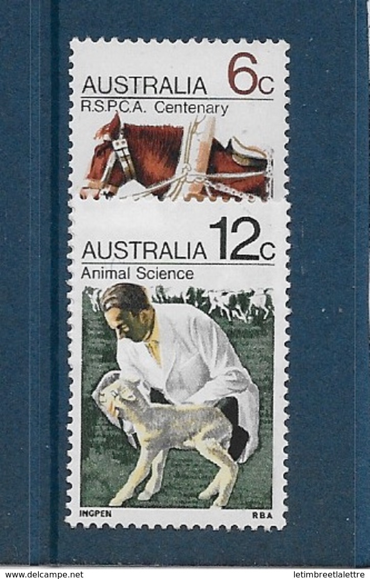 AUSTRALIE N° 439-440** - Mint Stamps