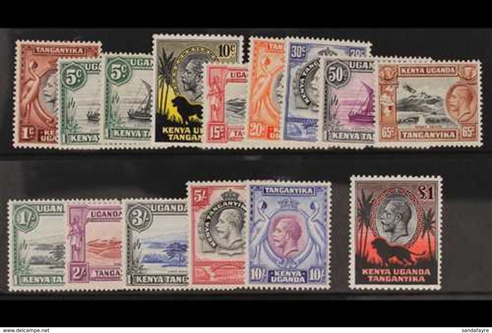 1935-37  Complete Pictorial Set, SG 110/123, Plus 5c Rope Joined To Sail, Very Fine Mint. (15 Stamps) For More Images, P - Vide
