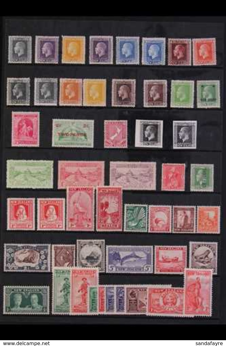 1915-36 MINT ASSORTMENT  Useful Range Of Stamps On A Single Stock Page, Incl. Various KGV Definitives To 1s Plus Imperf  - Sonstige & Ohne Zuordnung