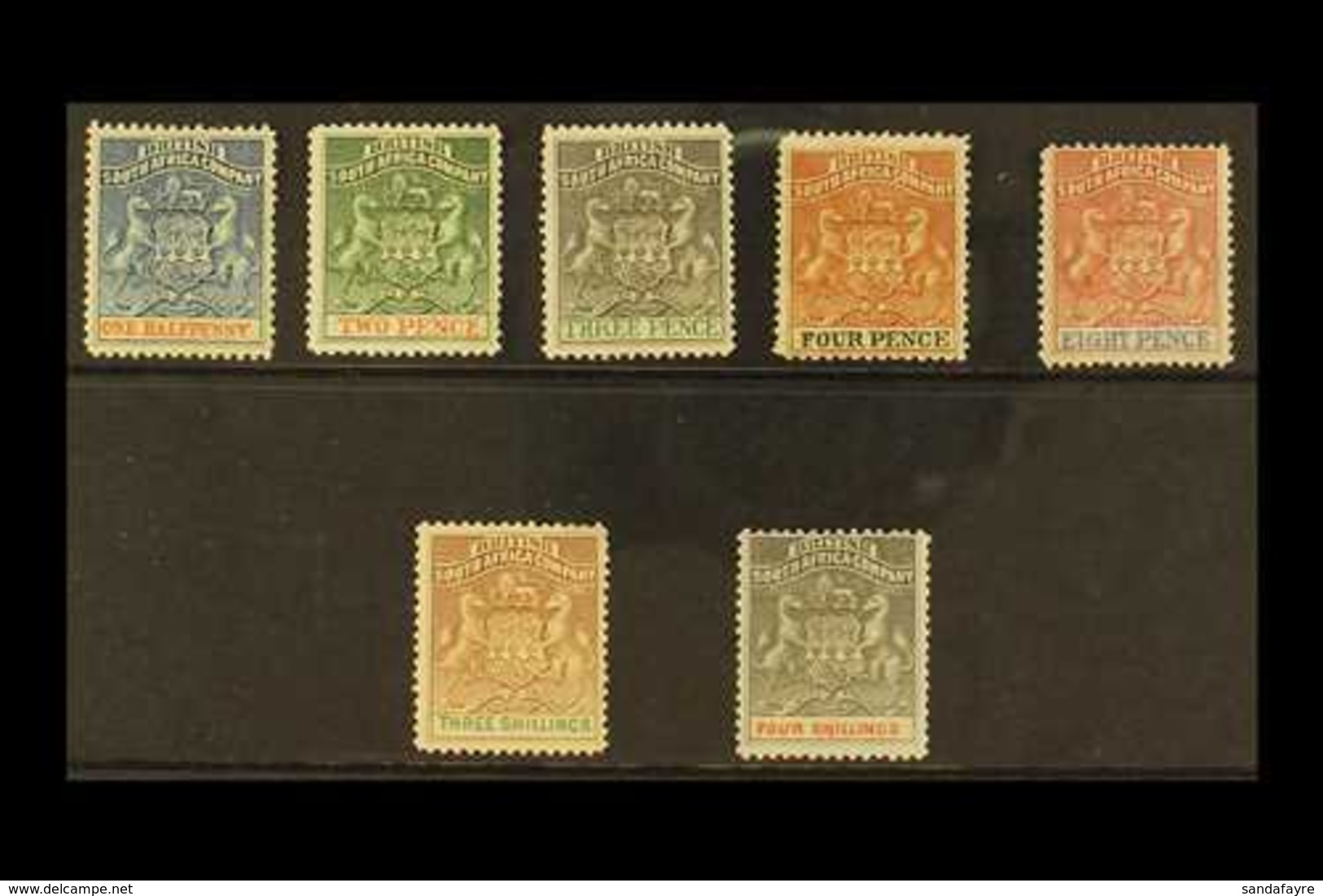 1895  Set To 4s Complete, SG 18/26, Very Fine Mint (7 Stamps) For More Images, Please Visit Http://www.sandafayre.com/it - Sonstige & Ohne Zuordnung