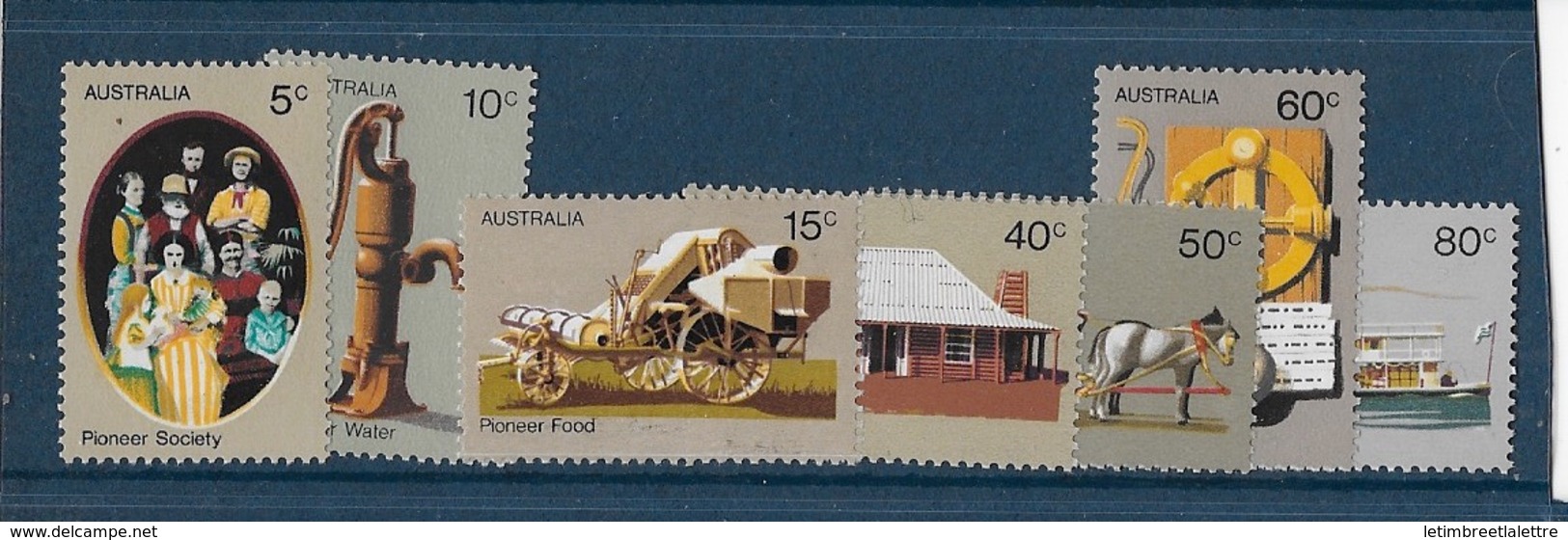 AUSTRALIE N° 477 à 483** - Mint Stamps