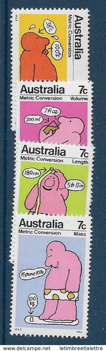 AUSTRALIE N° 486 à 489** - Ongebruikt