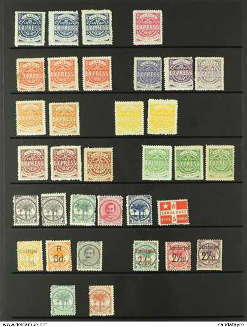 1886-1977 FINE MINT COLLECTION  With Light Duplication On Stock Pages, Includes Express Issues (x20, Presumably Reprints - Samoa (Staat)