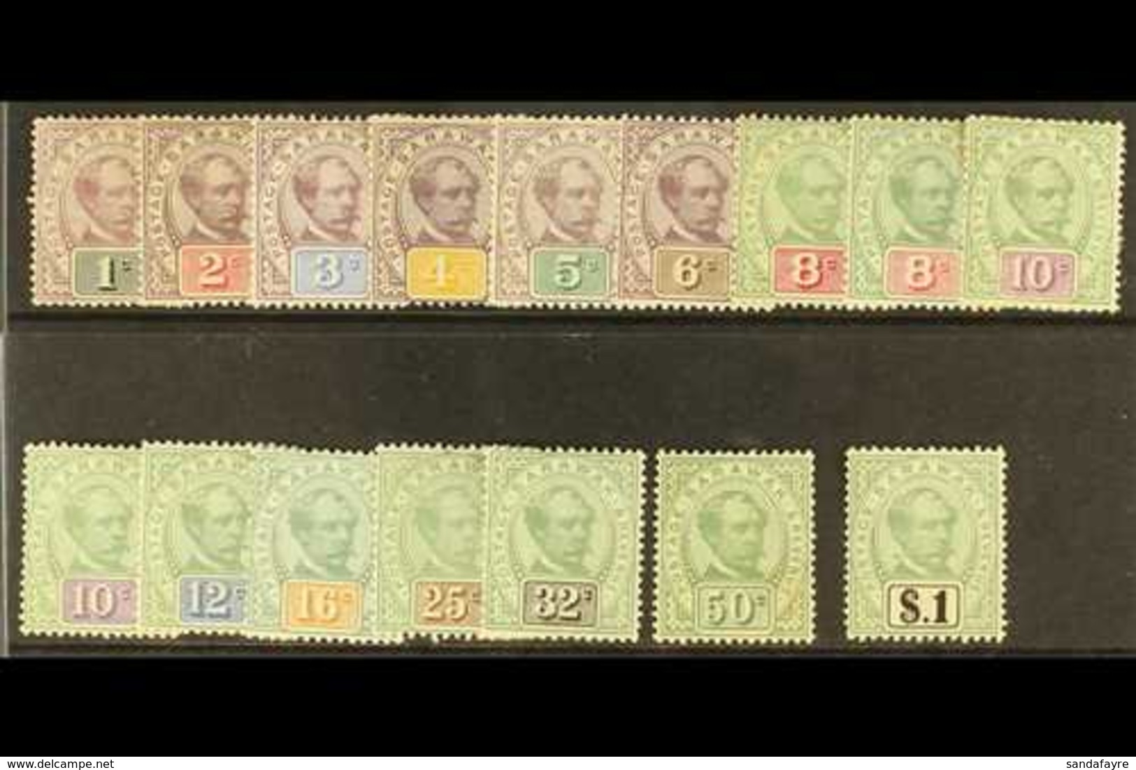 1888-97  Complete Brooke Set, SG 8/21, With Both 8c Shades, And Additional 10c Shade Mint, The 1c Without Gum, One 8c, 5 - Sarawak (...-1963)