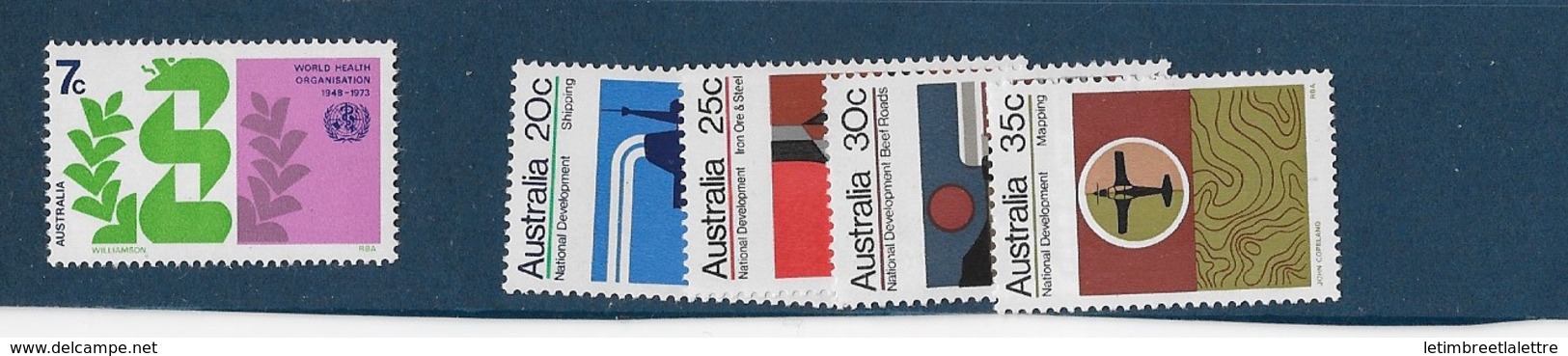 AUSTRALIE N°490 Et 491 à 494** - Mint Stamps