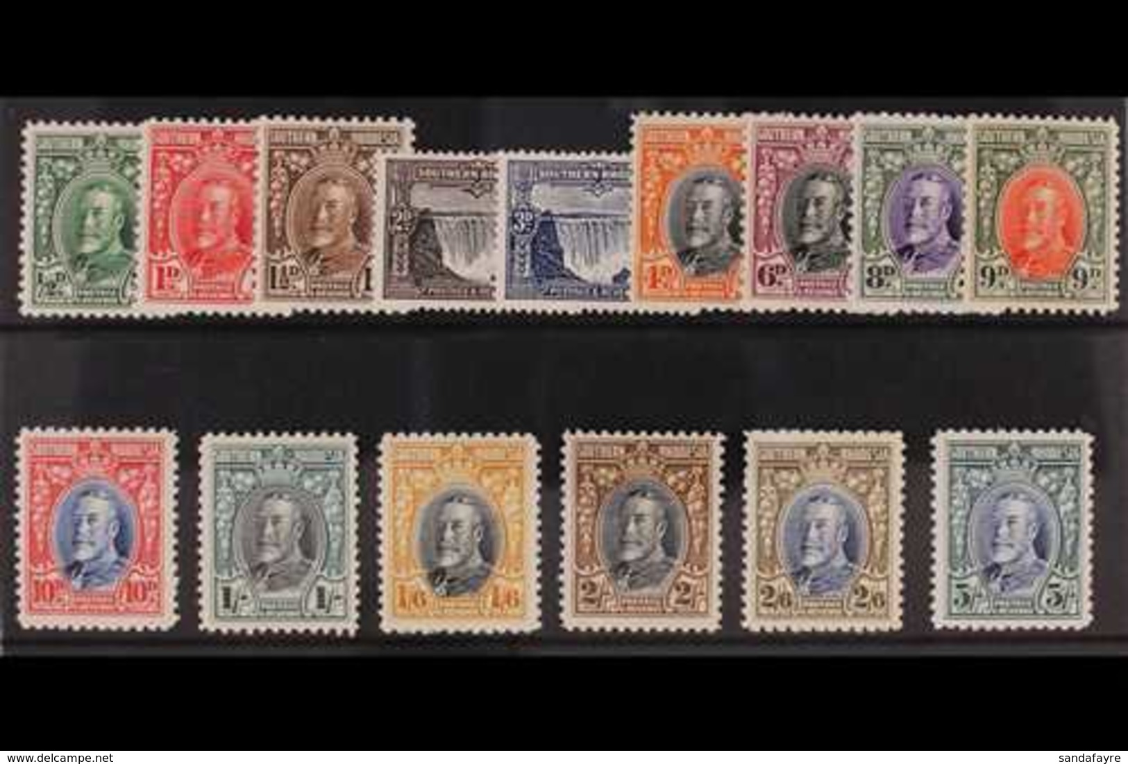 1931-37  King George V Definitives Set Complete (cheapest Perfs), SG 15/27, Very Fine Mint (15 Stamps) For More Images,  - Südrhodesien (...-1964)